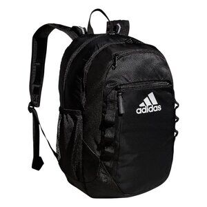 Adidas Excel 6 19" Backpack School Bag 15" Laptop Storage Black White